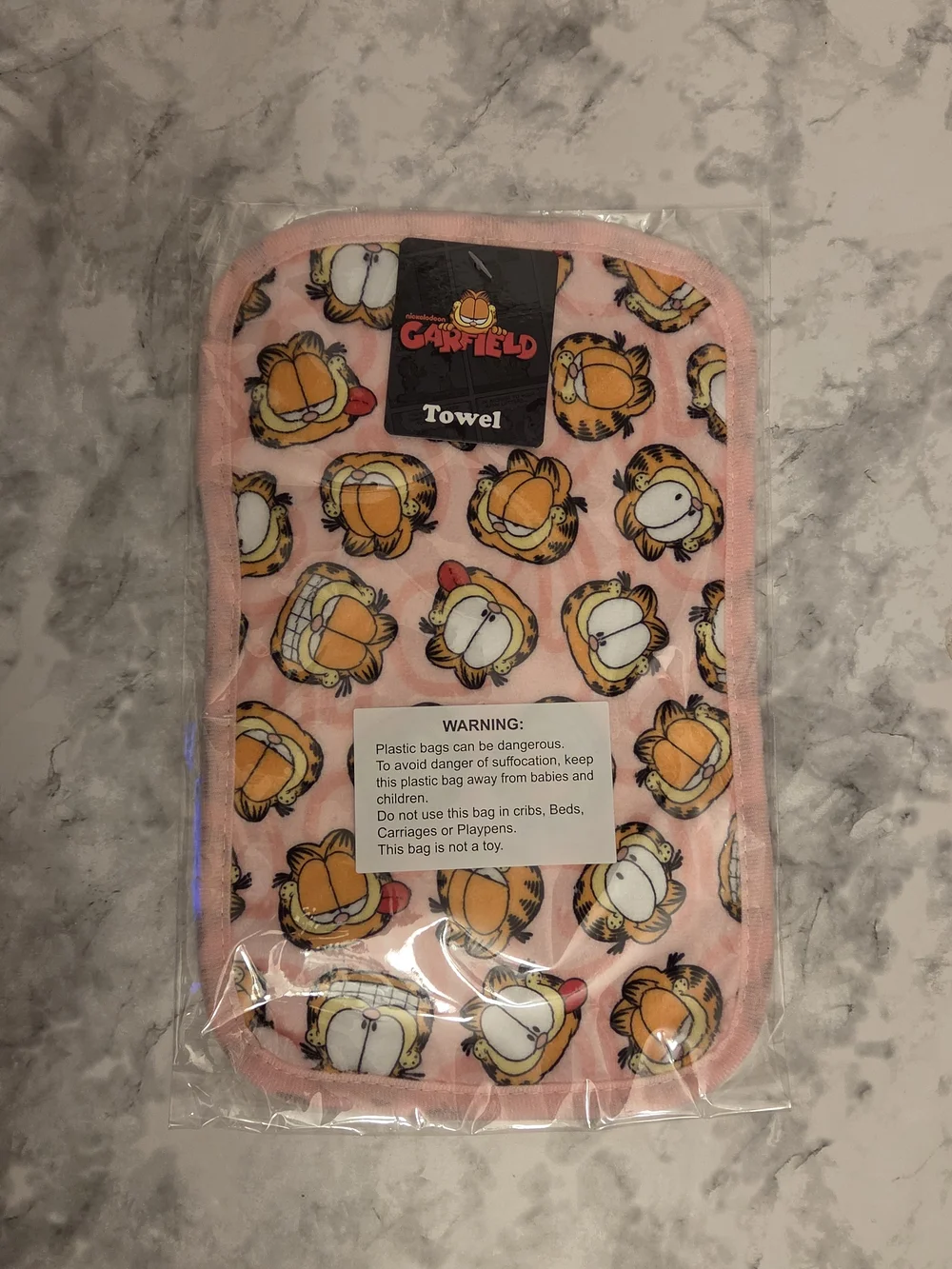 Garfield Bath Set 7 Pieces - Purple & Pink Bath Accessories